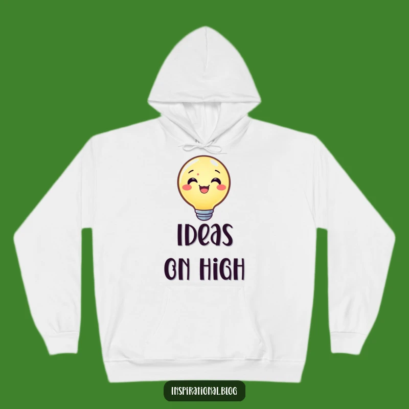 Funny Joyful Lightbulb Hoodie: Cozy Up in Bright Ideas and Warmth