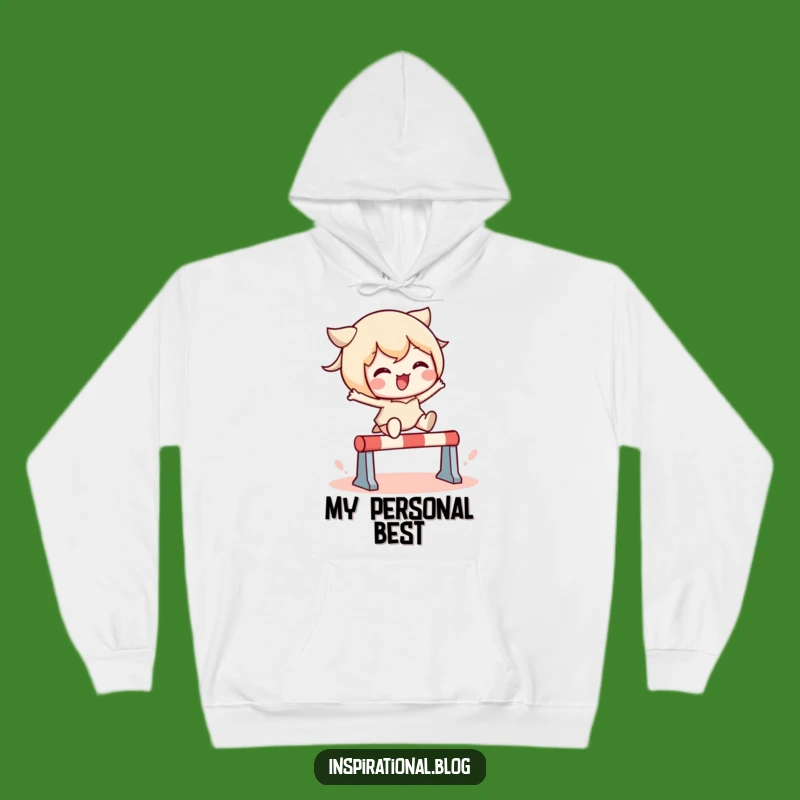 Funny Kawaii Leaping Character Hoodie: Cozy and Comical Activewear for All