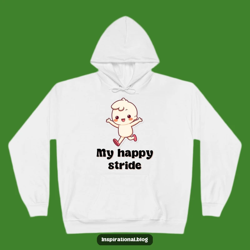 Funny Kawaii Skipping Hoodie - Bouncy Step Comfort, Great Funny Gift
