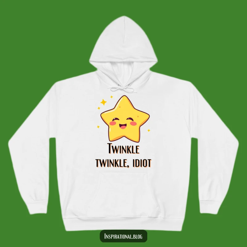 Funny Laughing Star Hoodie: Cozy Up in Stellar Joy and Cosmic Comfort