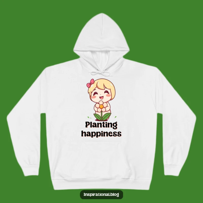Funny Planting Character Hoodie: Cozy Garden Gift