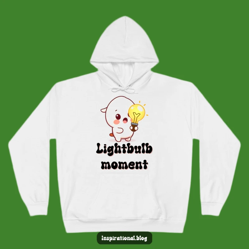 Cozy Funny Idea Bulb Hoodie: Brainstorm in Comfort, Ultimate Funny Gift!