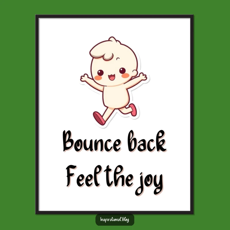 Free Printable Happy Kawaii Wall Art - Funny Downloadable Decor for a Joyful Home