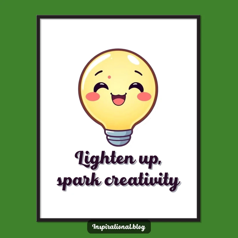 Free Printable Lightbulb Wall Art: Bright Downloadable Decor for an Inspiring Space!