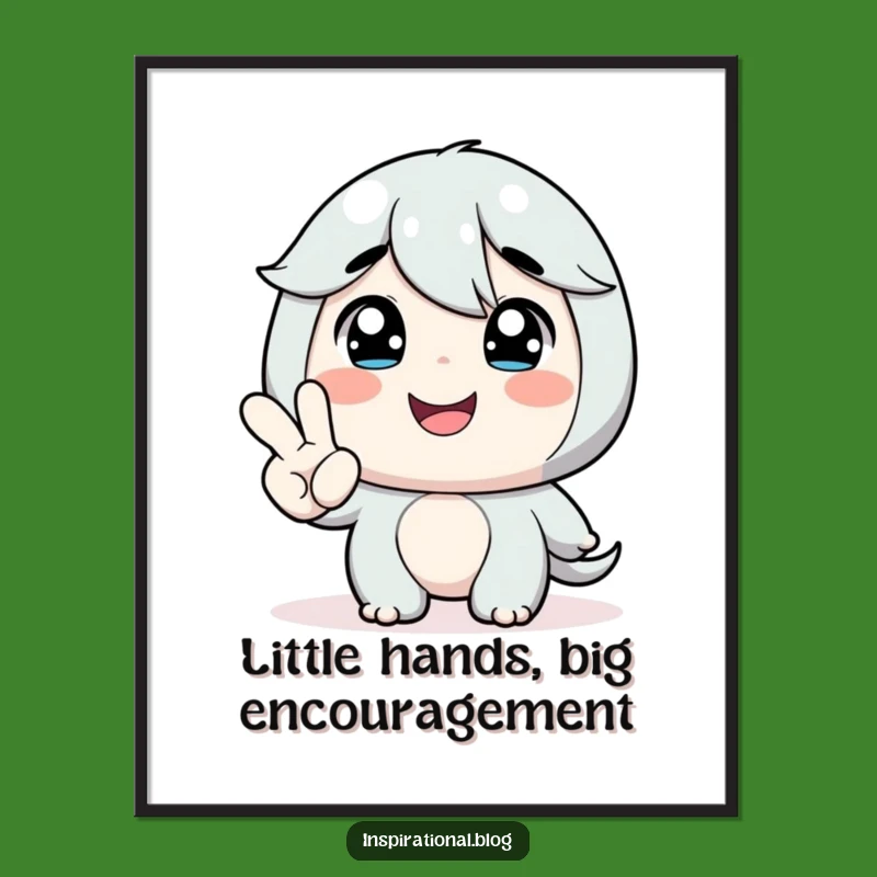 Funny Free Printable Wall Art: Encouraging Smile - Whimsical Downloadable Decor