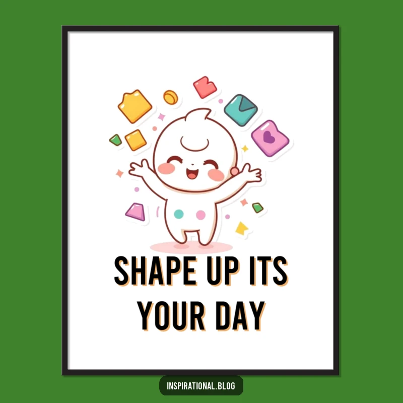 Free Printable Juggling Kawaii Wall Art - Funny Downloadable Decor for Playfulness