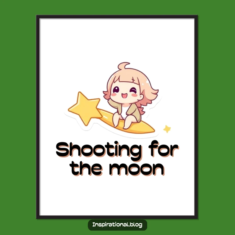 Free Printable Wall Art: Giggling Star Rider Wonder - Funny Downloadable Decor!