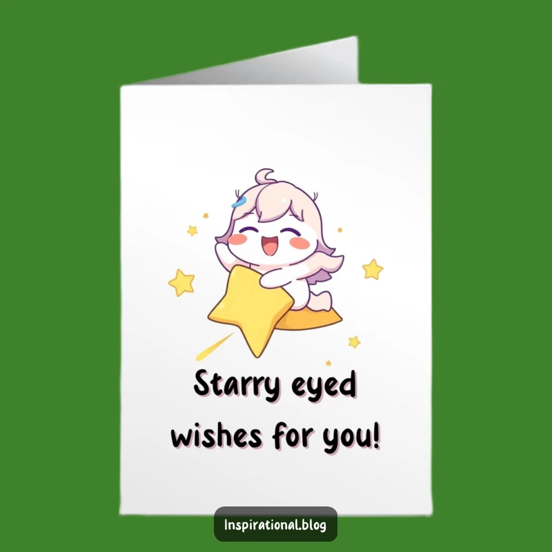 Free Printable Happy Birthday Shooting Star Rider Card - Funny Downloadable Gift