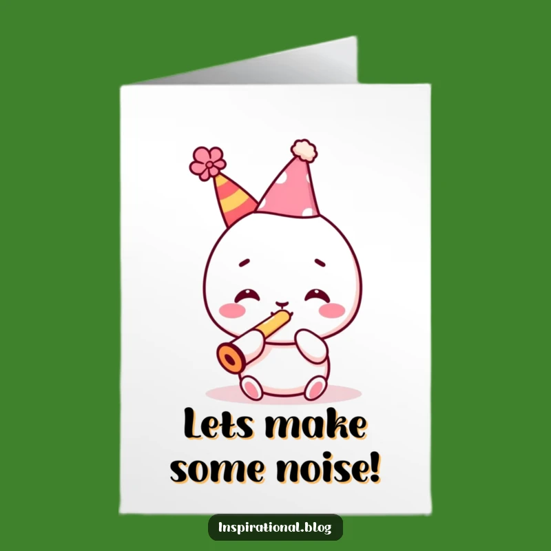 Free Printable Party Kawaii Birthday Card - Funny Downloadable Kazoo Gift