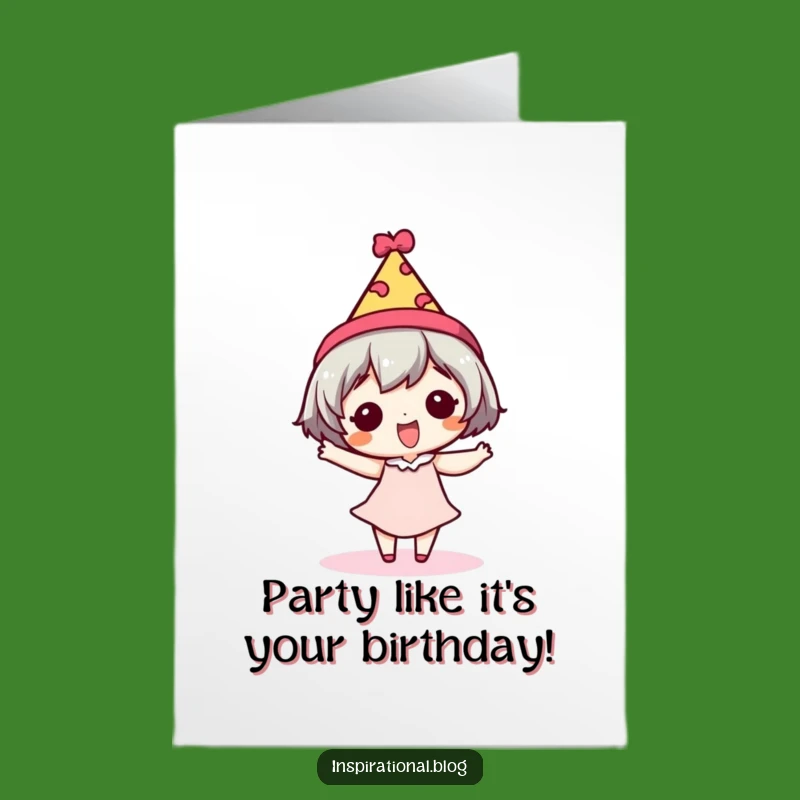 Free Printable Birthday Card: Silly Dancer - Funny Downloadable Gift!