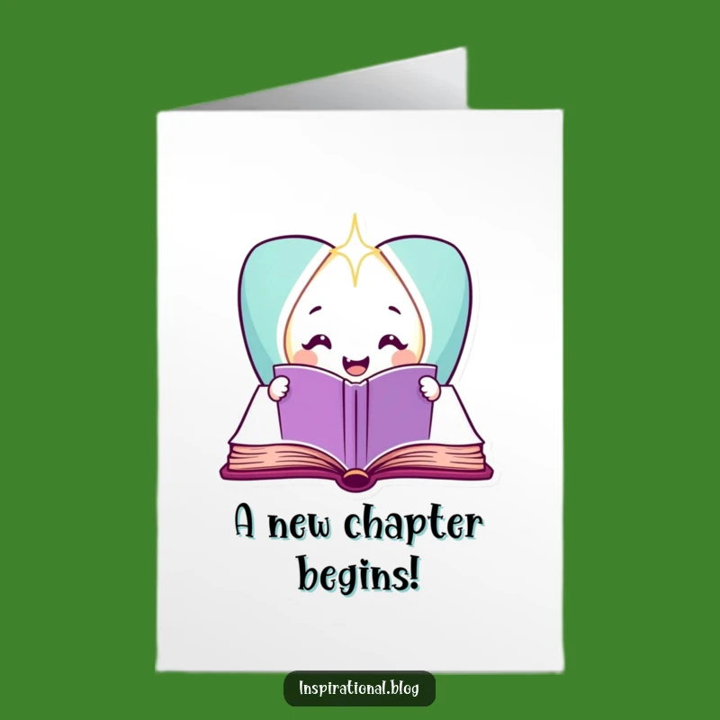 Free Printable Book Congrats Card - Open to New Successes!