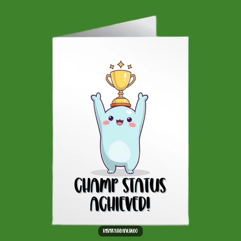 Free Printable Trophy Winner Card - Funny Congratulatory Downloadable Gift