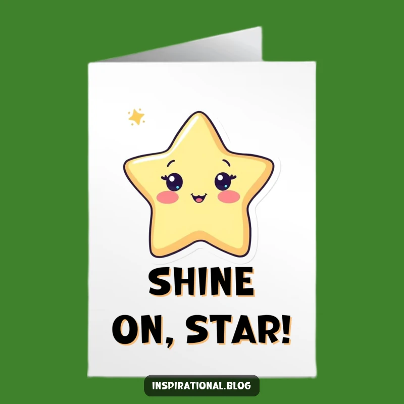 Free Printable Congrats Card: Star Drawing Pen - DIY Downloadable