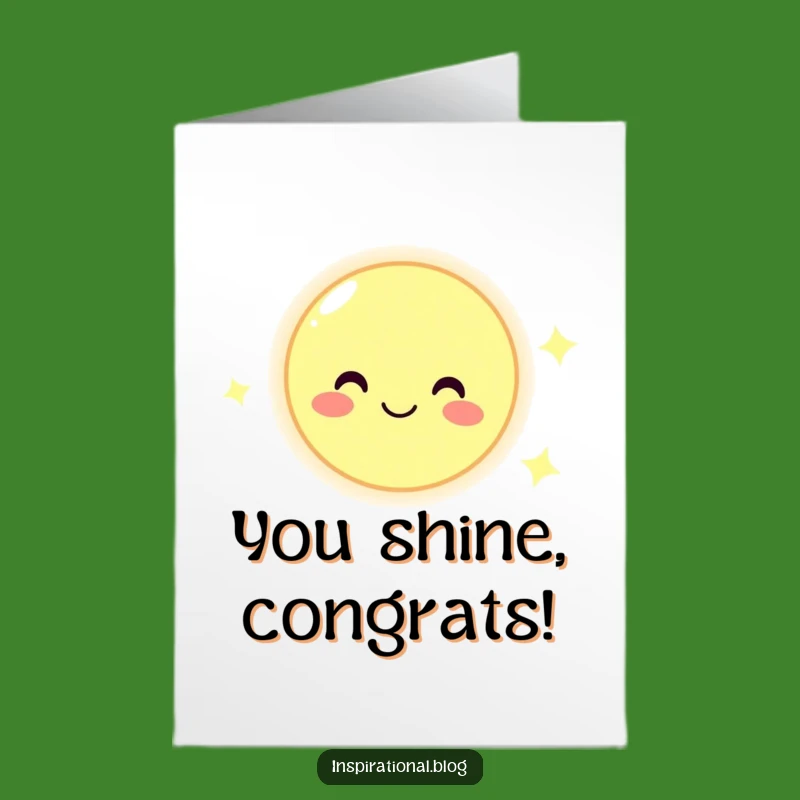 Free Printable Moon Congrats Card: Stellar Downloadable Gift for Achievements!