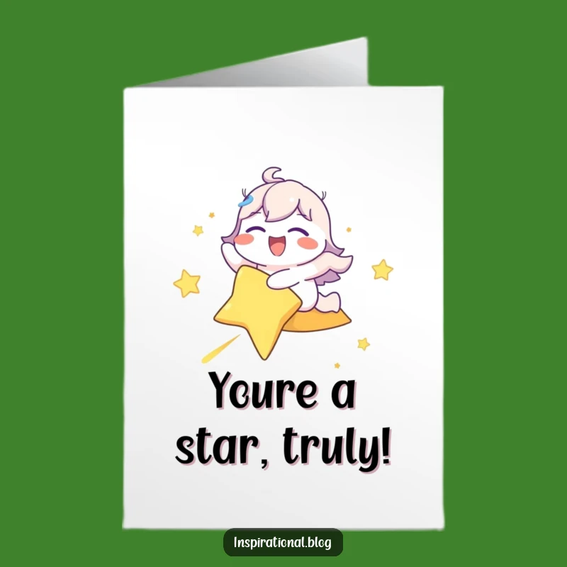 Free Printable Congratulations Shooting Star Rider Card - Funny Downloadable Gift