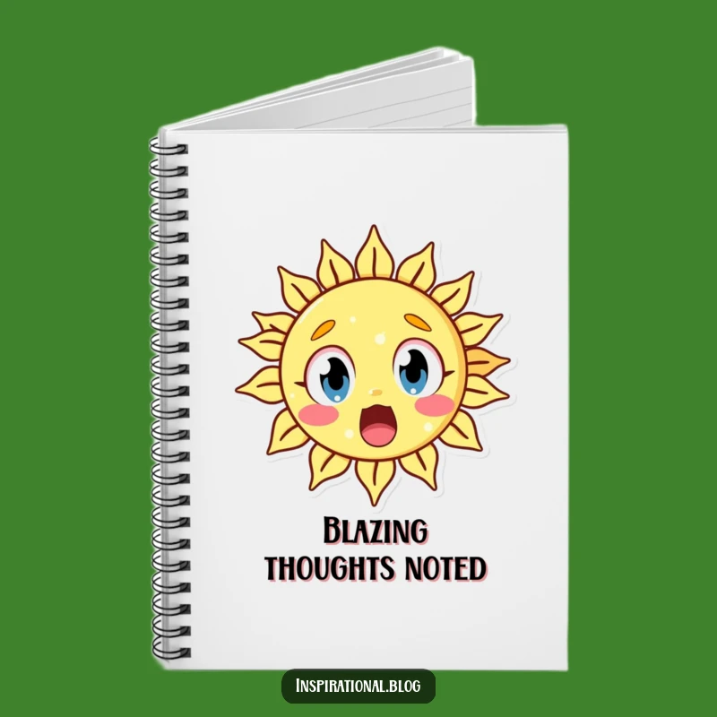 Funny Surprised Sun Notebook: Capture Ideas with Astonished Brilliance
