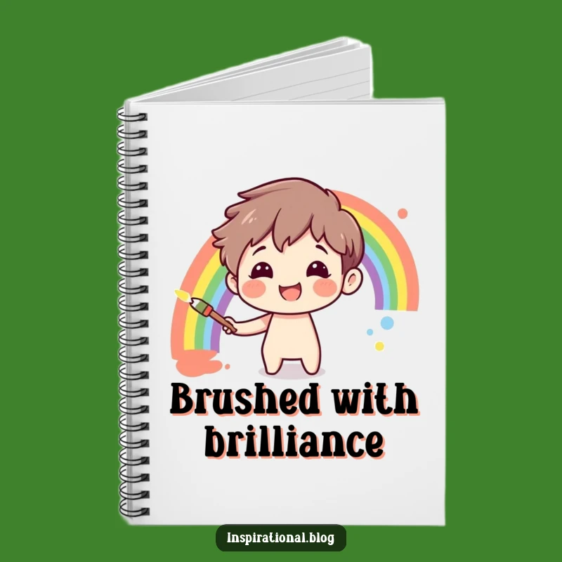 Funny Rainbow Painter Notebook: Sketch Your Dreams & Ideas