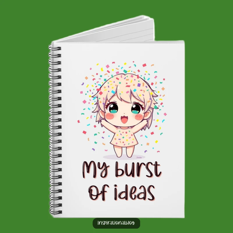 Funny Confetti Ideas Notebook: Capture Your Festive Thoughts