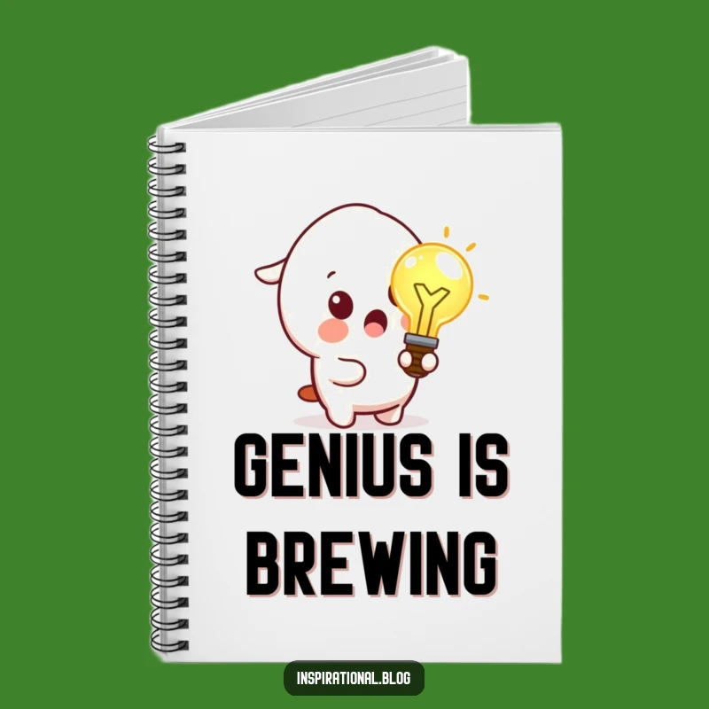 Funny Idea Bulb Notebook: Capture Your Thoughts, Great Funny Gift!