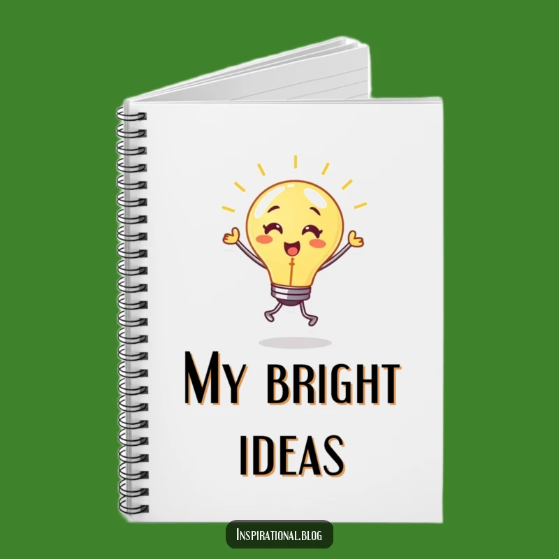 Funny Idea Lightbulb Notebook: Jot Down Brilliance, Perfect Funny Gift!