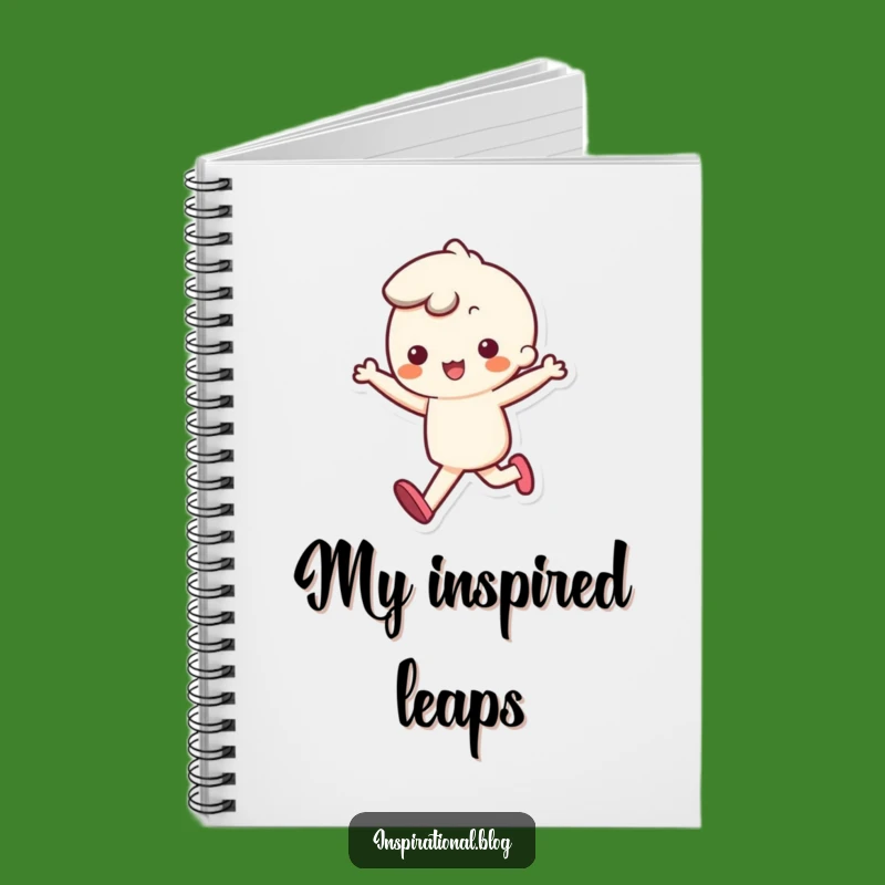 Funny Kawaii Skipping Notebook - Bouncy Step Journal, Awesome Funny Gift