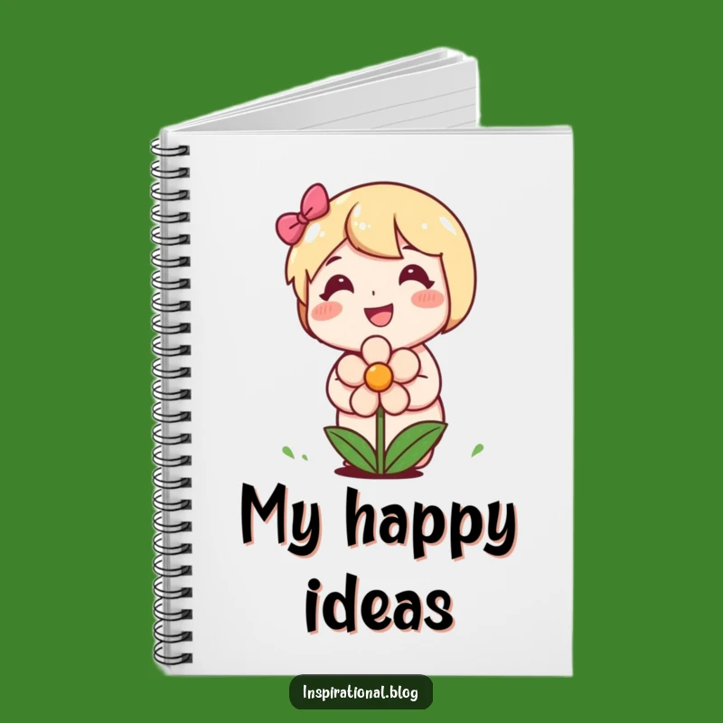 Funny Planting Journal: Grow Your Ideas with Smiling Flowers