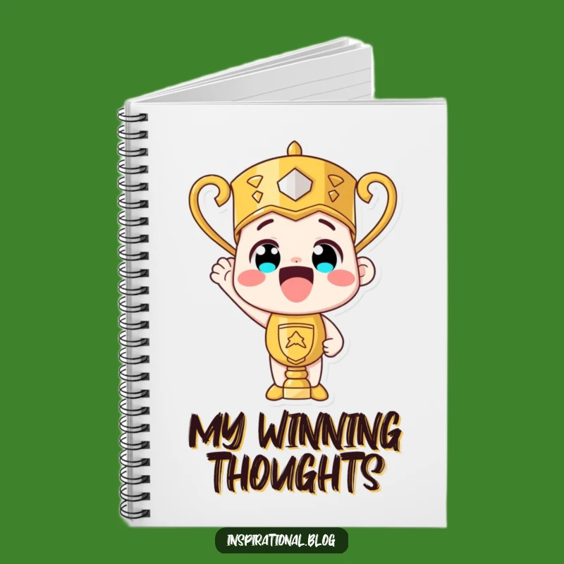 Funny Trophy Pride Notebook: Record Your Winning Ideas