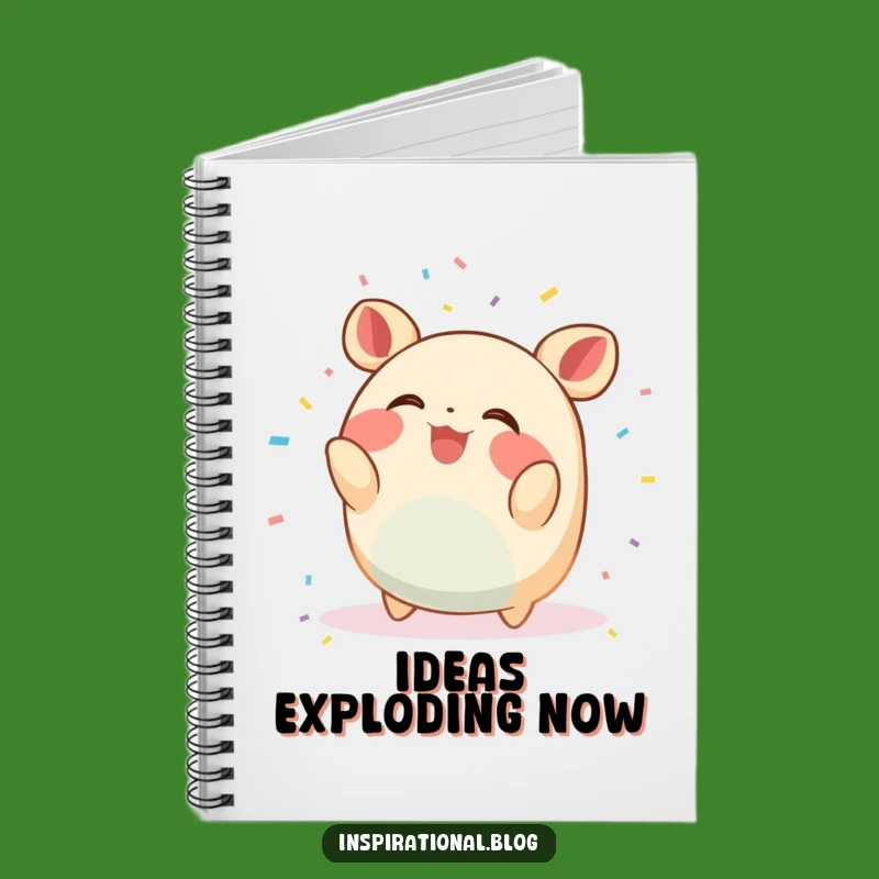 Funny Confetti Giggler Notebook: Jot Down Ideas with a Giggling Creature's Delight