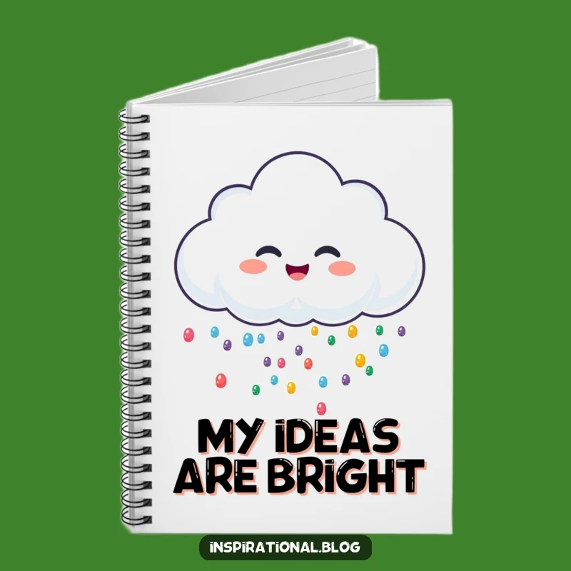Funny Giggle Cloud Notebook: Write Happy Thoughts, Sprinkle Ideas, Perfect Gift!