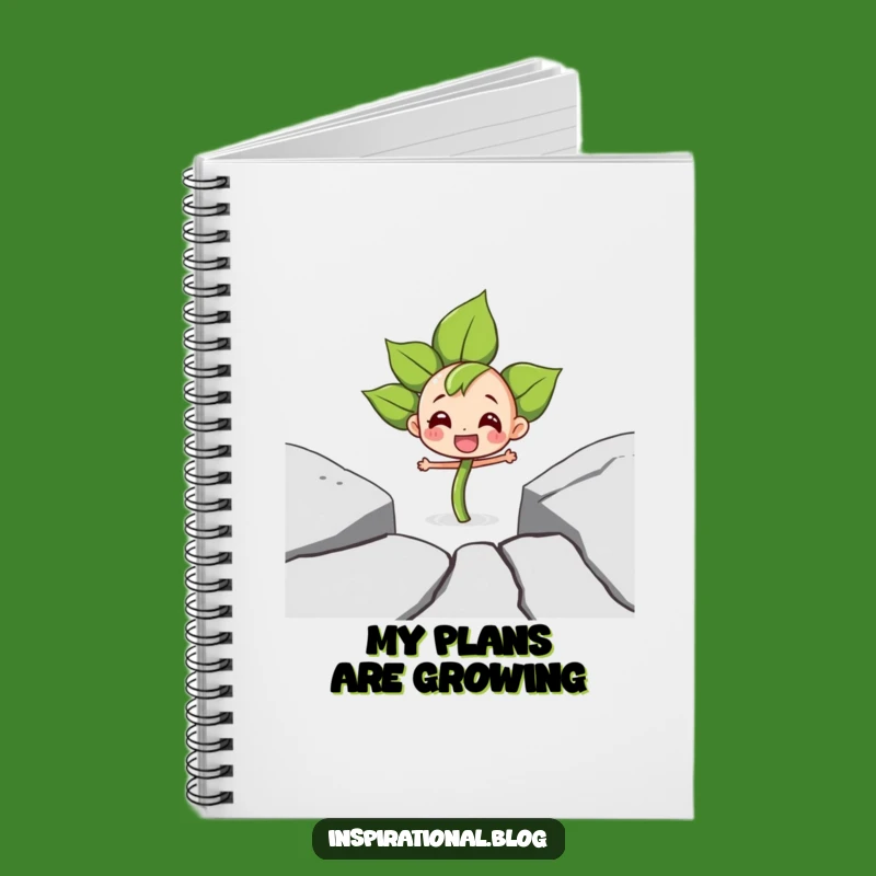 Funny Determination Sprout Notebook: Write Your Success Story, Perfect Funny Gift!