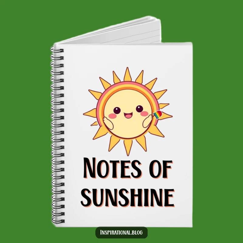 Funny Kawaii Sun Smile Notebook: Jot Down Joy, Great Funny Gift!