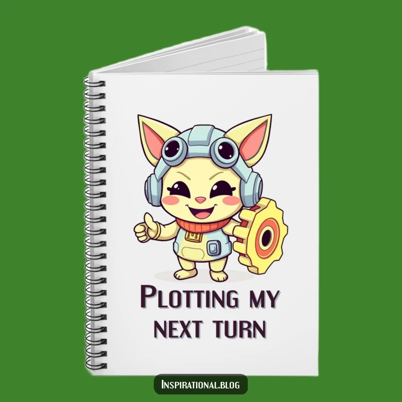 Funny Gear Character Notebook: Plan Your Next Invention, Great Funny Gift!