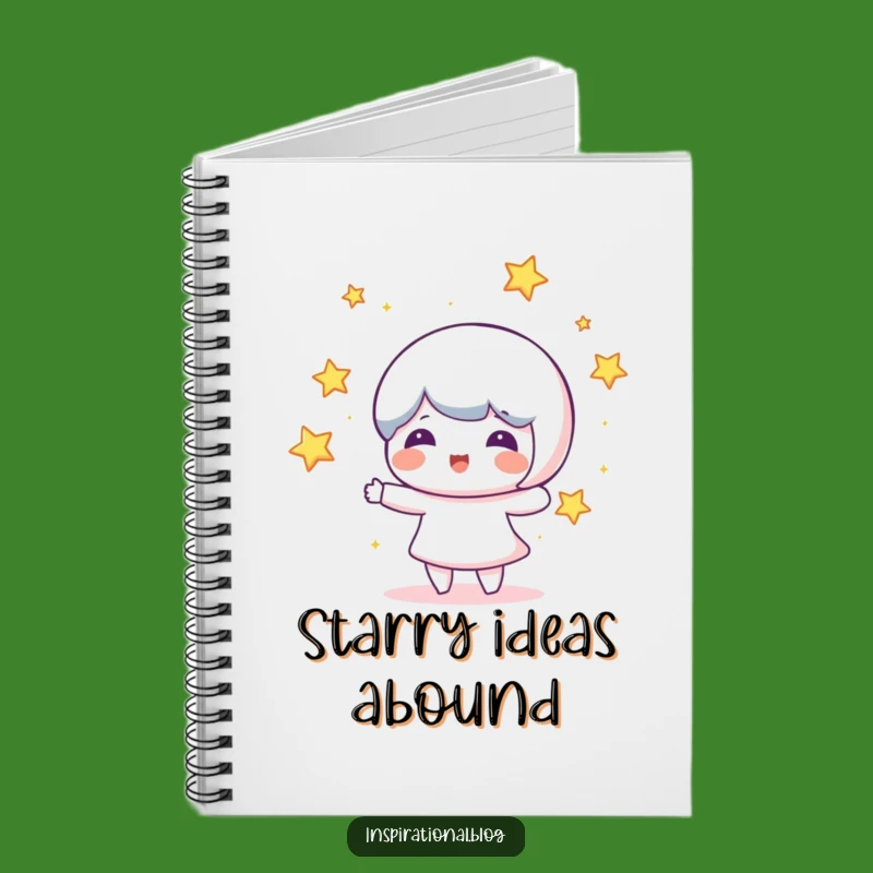 Funny Star Juggling Character Notebook: Jot Down Ideas with Cosmic Wit