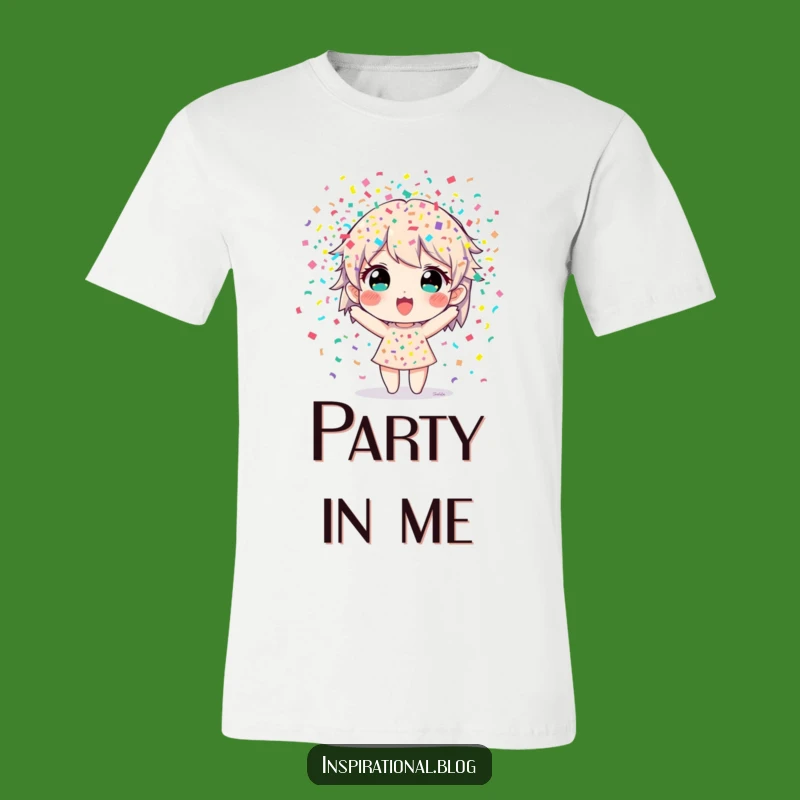 Funny Confetti Burst T-Shirt: Wear Your Celebration Tee
