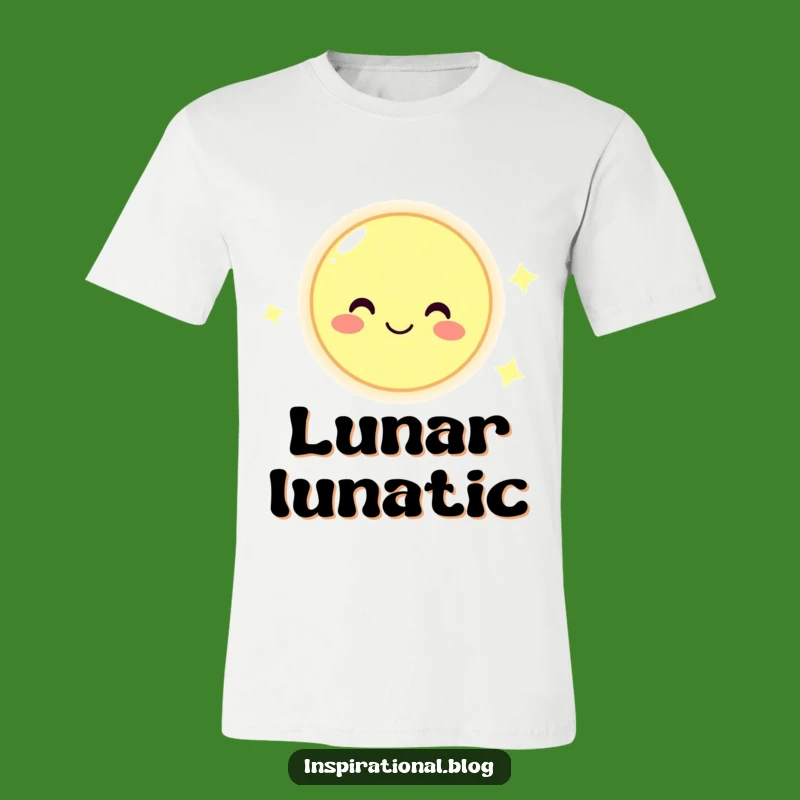 Funny Smiling Moon T-Shirt: Wear Your Joyful Lunar Glow Brightly