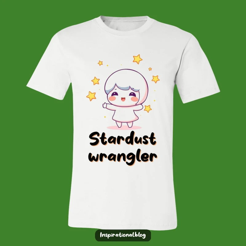 Funny Star Juggling Character T-Shirt: Wear Your Cosmic Joy with Humor