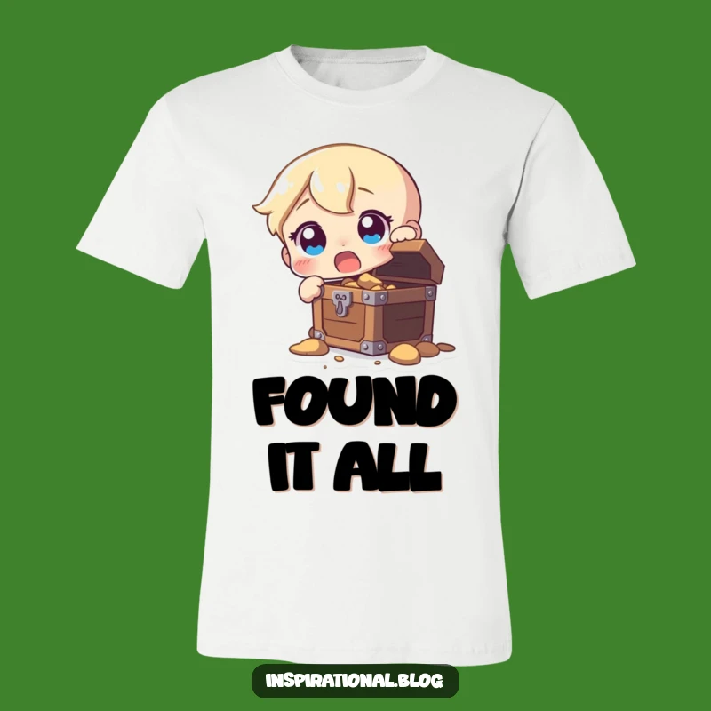 Funny Surprise Treasure Character T-Shirt: Wear Your Amazement Humorously