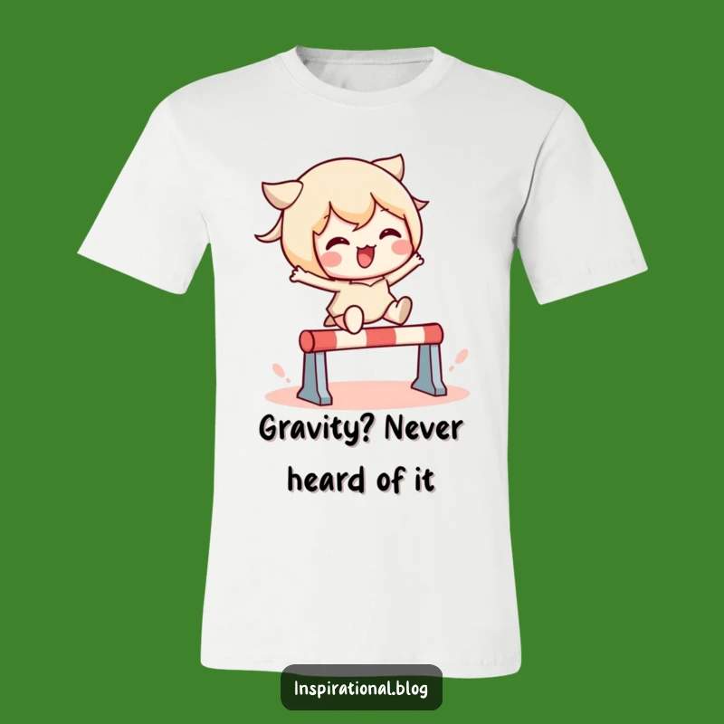 Funny Kawaii Leaping Character T-Shirt: The Ultimate Comical Activewear Gift