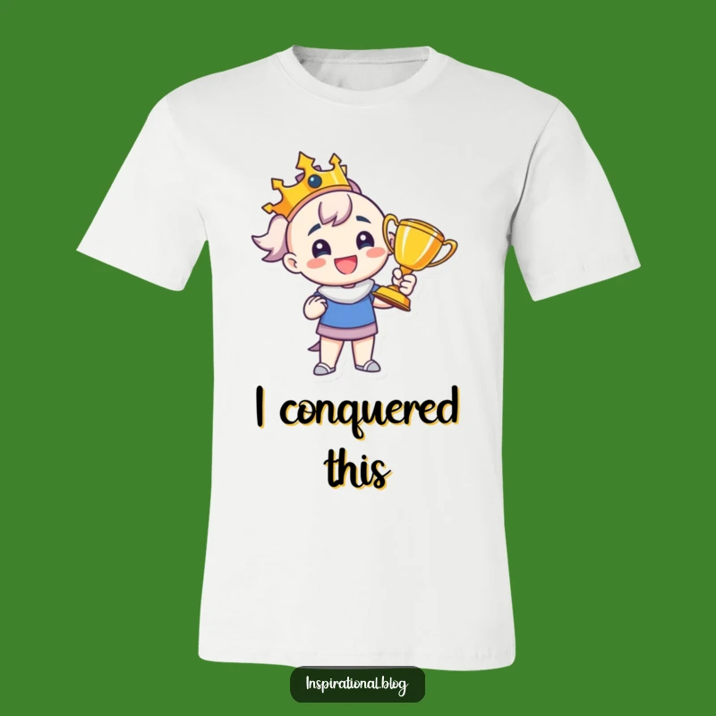 Funny Trophy Winner T-Shirt: Champion Character Apparel Gift
