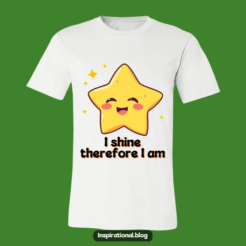 Funny Laughing Star T-Shirt: Wear Your Joyful Twinkle with Cosmic Pride