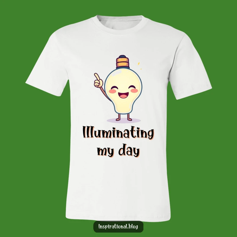 Funny Lightbulb T-Shirt: Shine Bright with Brilliant Ideas
