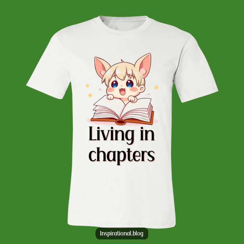 Funny Book Character T-Shirt: Fluttering Pages of Literary Fun, Great Gift!