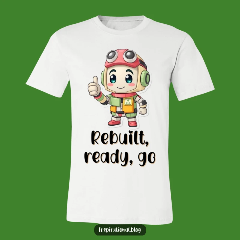 Funny Recycled Parts T-Shirt - Eco Hero Thumbs Up Tee