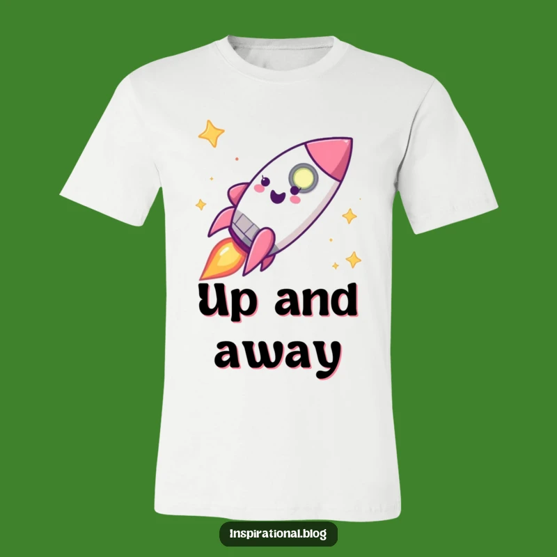 Funny Rocket Ship T-Shirt - High-Flying Excitement Character Tee Gift