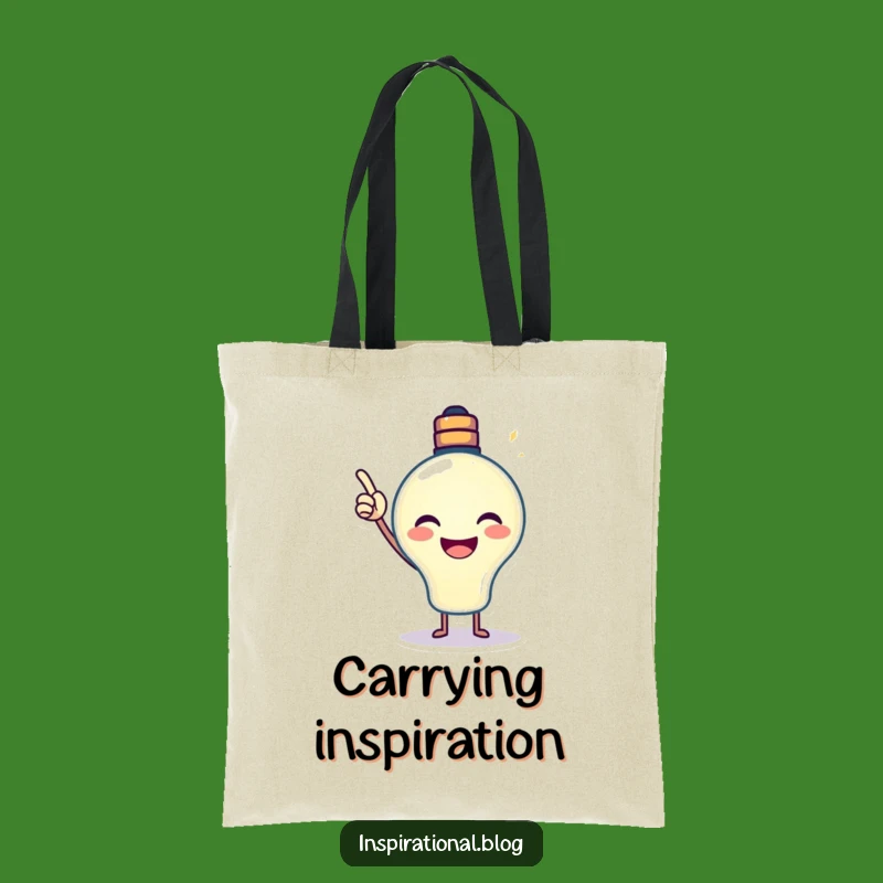 Funny Lightbulb Tote Bag: Carry Your Brightest Ideas