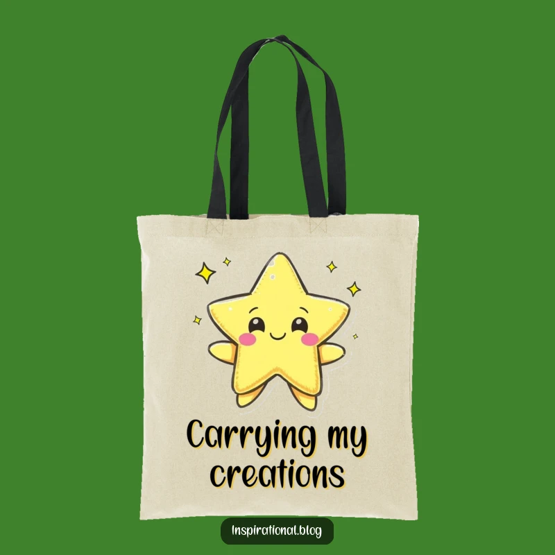 Funny Pen Character Tote Bag: Carry Your Art, Fun Funny Gift