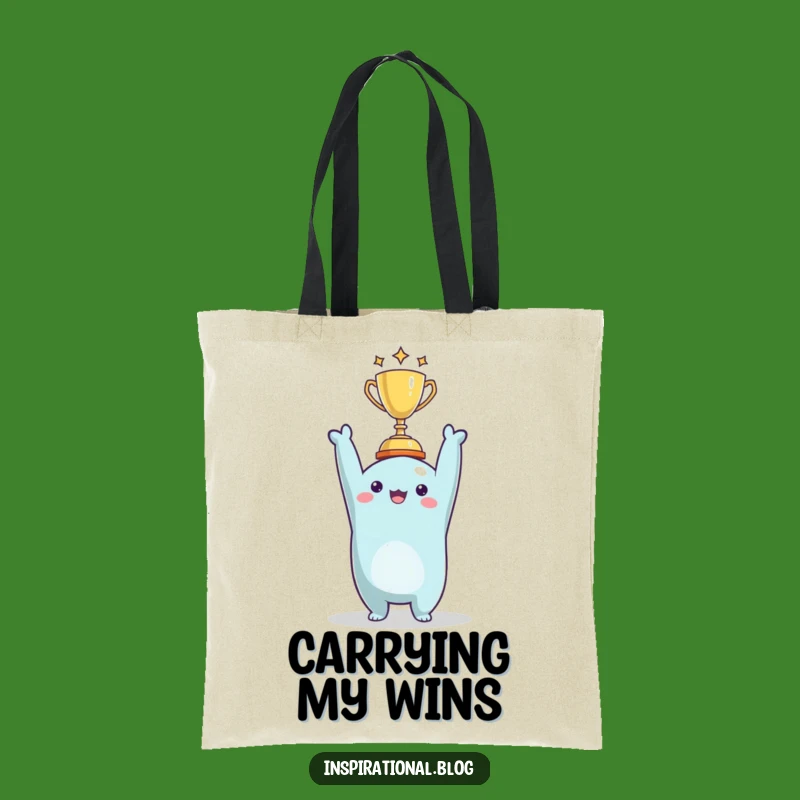 Funny Triumph Tote Bag: Carry Your Victories & More