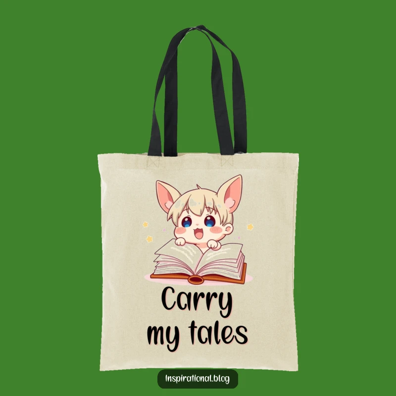 Funny Book Character Tote Bag: Carry Your Stories, Perfect Funny Gift!