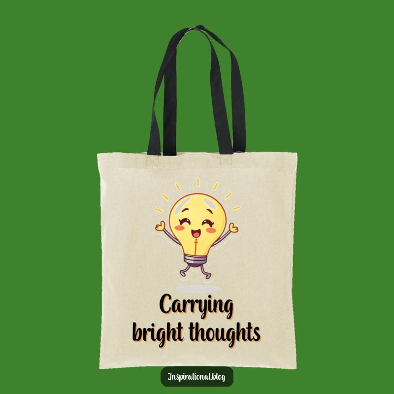 Funny Bright Idea Tote Bag: Carry Your Spark, a Fantastic Funny Gift!