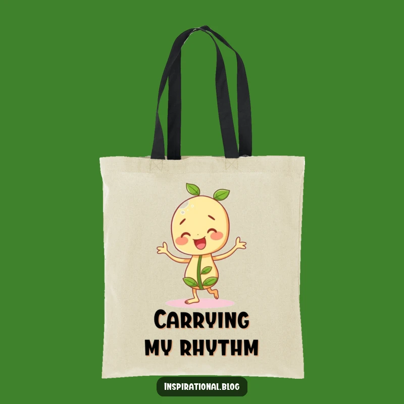 Funny Cheery Seedling Tote Bag: Carry Your Joy, Perfect Funny Gift!